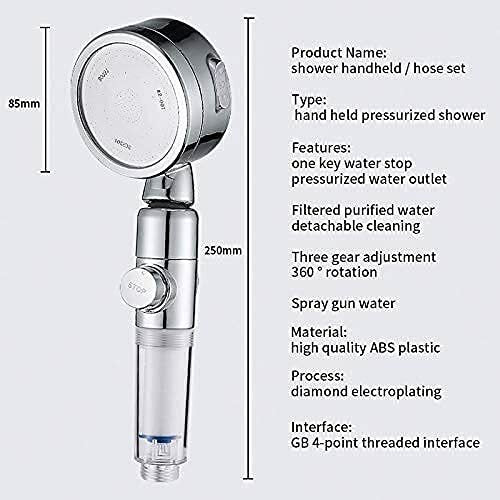 3-Mode Filtered Handheld Shower Head